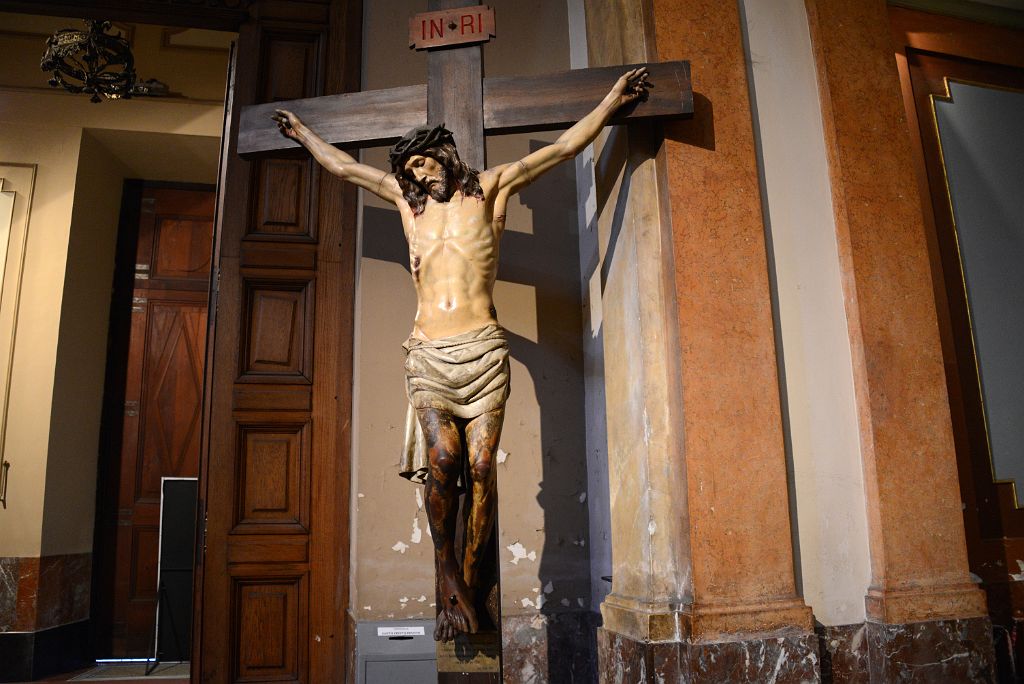 05 Statue Of Christ On The Cross Catedral Metropolitana Metropolitan Cathedral Buenos Aires